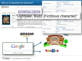 Why is it important for libraries?




          The world’s libraries. Connected.
 