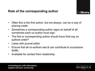 Co authorship and attribution | PPTX