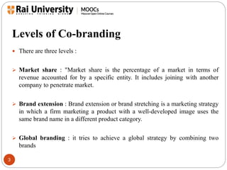 Co - Branding and Corporate Branding - Introduction to Branding | PPTX