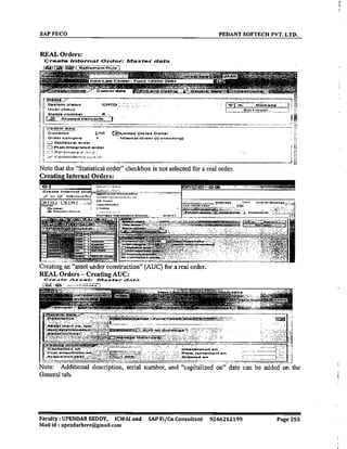 SAP CO  by upendar reddy,icwai