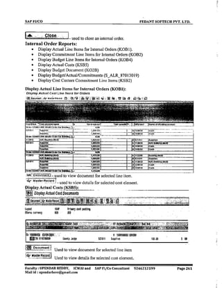 SAP CO  by upendar reddy,icwai