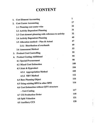 SAP CO  by upendar reddy,icwai