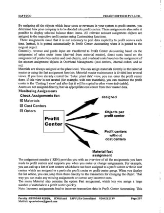 SAP CO  by upendar reddy,icwai