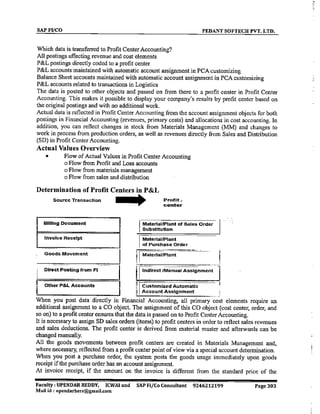 SAP CO  by upendar reddy,icwai