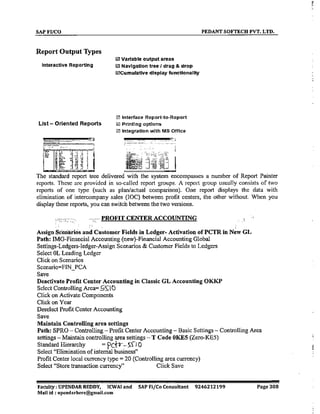 SAP CO  by upendar reddy,icwai