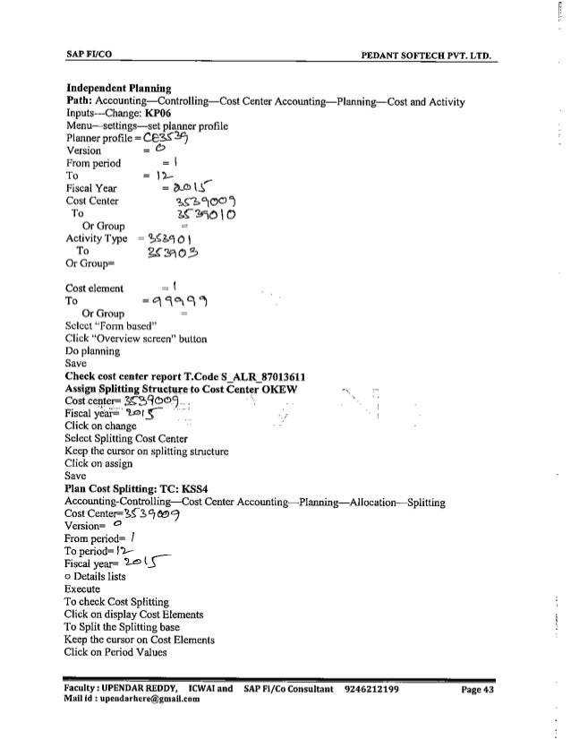 cost tcode to center group check SAP reddy,icwai upendar CO by cost tcode to center group check SAP reddy,icwai upendar CO by