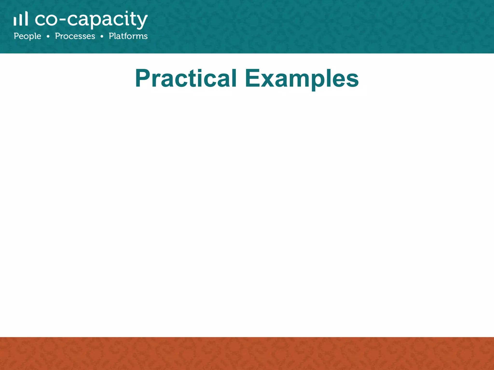 Practical Examples 