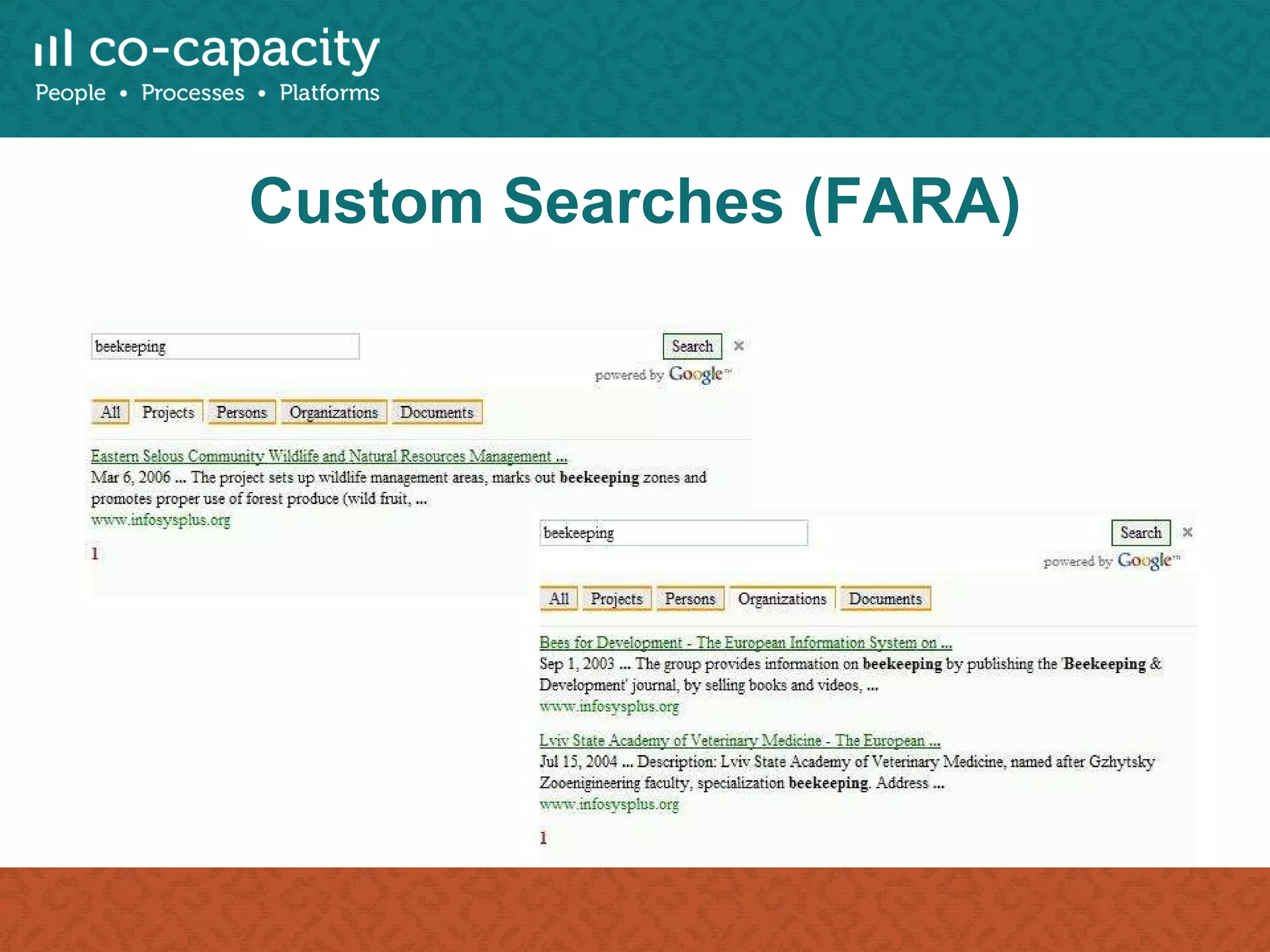 Custom Searches (FARA) 