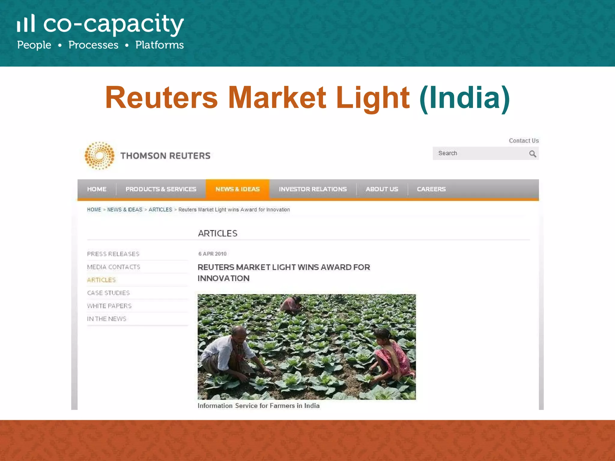 Reuters Market Light  (India) 