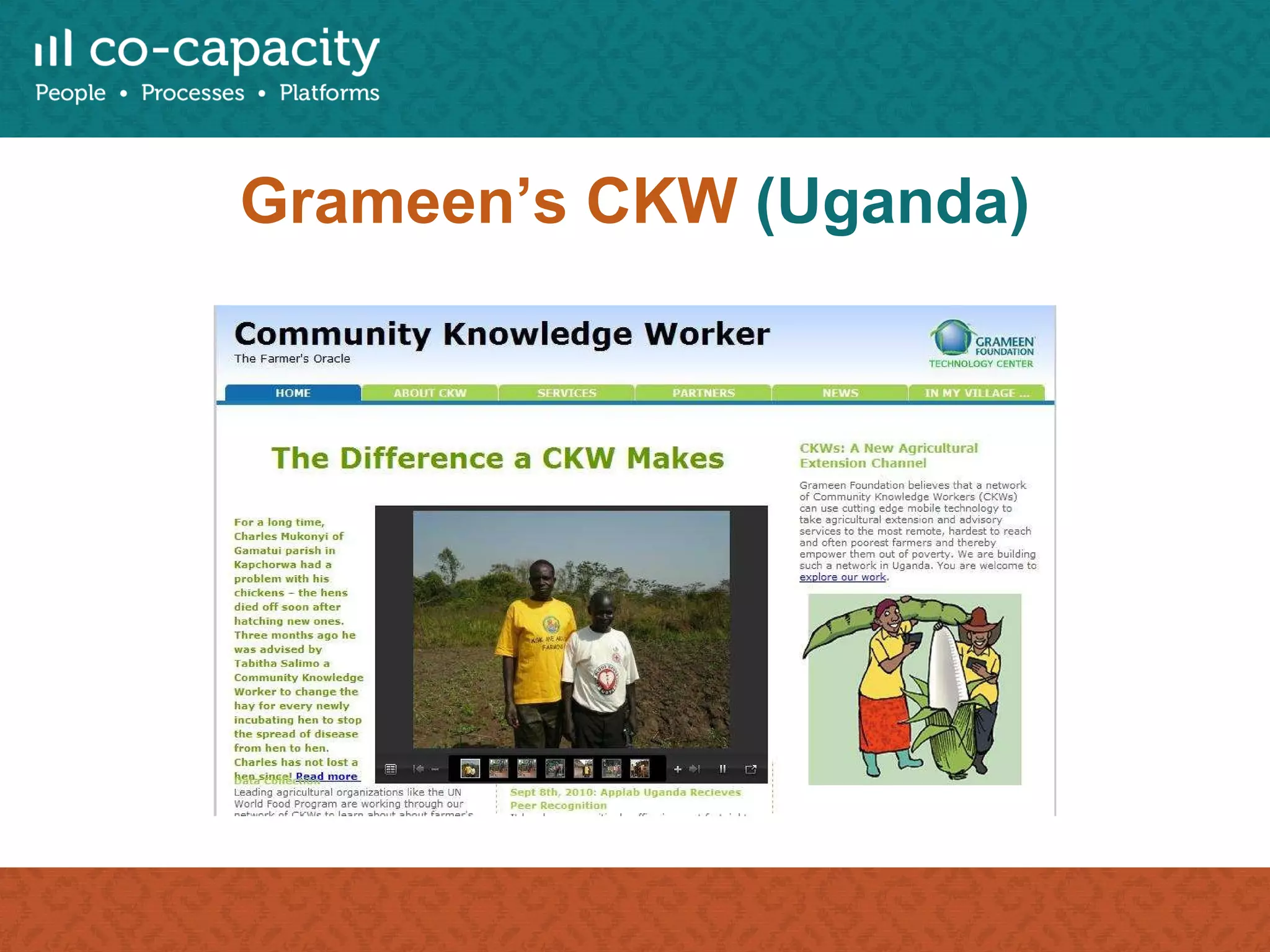 Grameen’s CKW  (Uganda) 