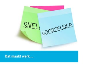 Dat maakt werk ...
 