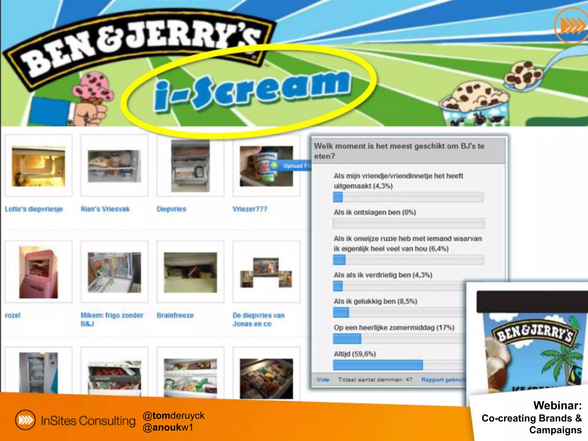 Webinar:
@tomderuyck   Co-creating Brands &
@anoukw1                Campaigns
 