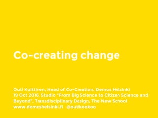Co Creating Change Co creating Change | PDF
