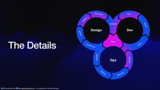 @ThamarSwart && @de_gijt@nerdculture.de ∙ Co-creating with UX and Software
The Details
 