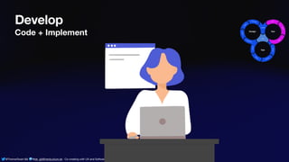 @ThamarSwart && @de_gijt@nerdculture.de ∙ Co-creating with UX and Software
Develop
Code + Implement
 