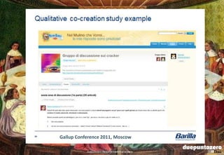 Gallup Conference 2011, Moscow

           Duepuntozero Research intellectual property
                                 Strictly confidential - All rights reserved   20
 