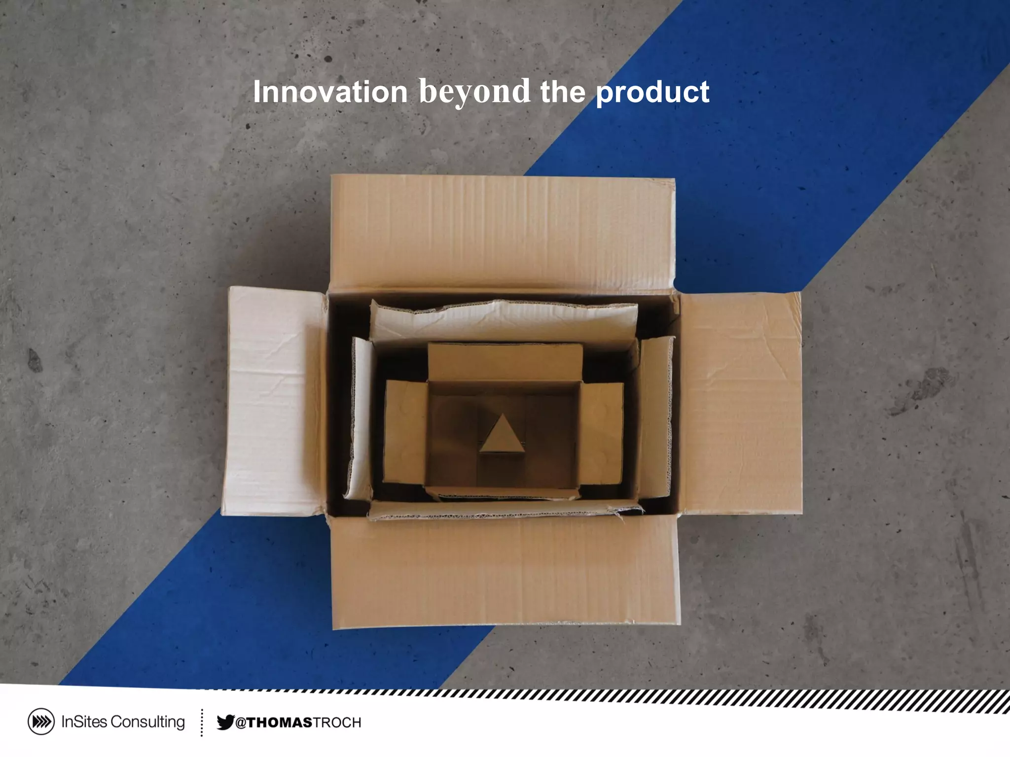 Innovation beyond the product
 