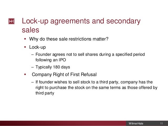 Finra ipo lack up agreements
