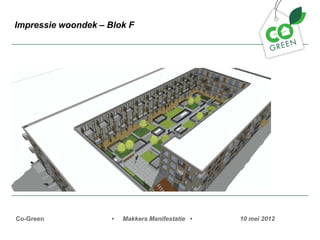 Impressie woondek C Blok F




Co-Green             ?   Makkers Manifestatie ?   10 mei 2012
 