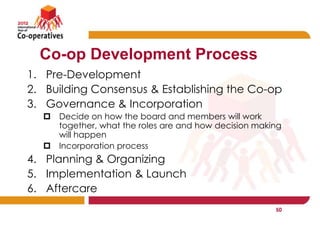 Co Operative Development Process Co-operative Economic Development | PPTX
