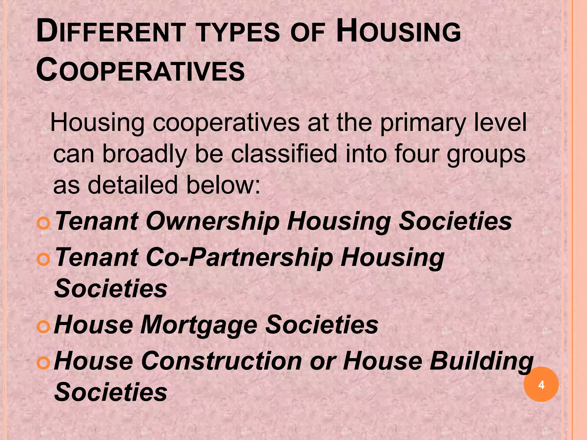 Co operative housing society