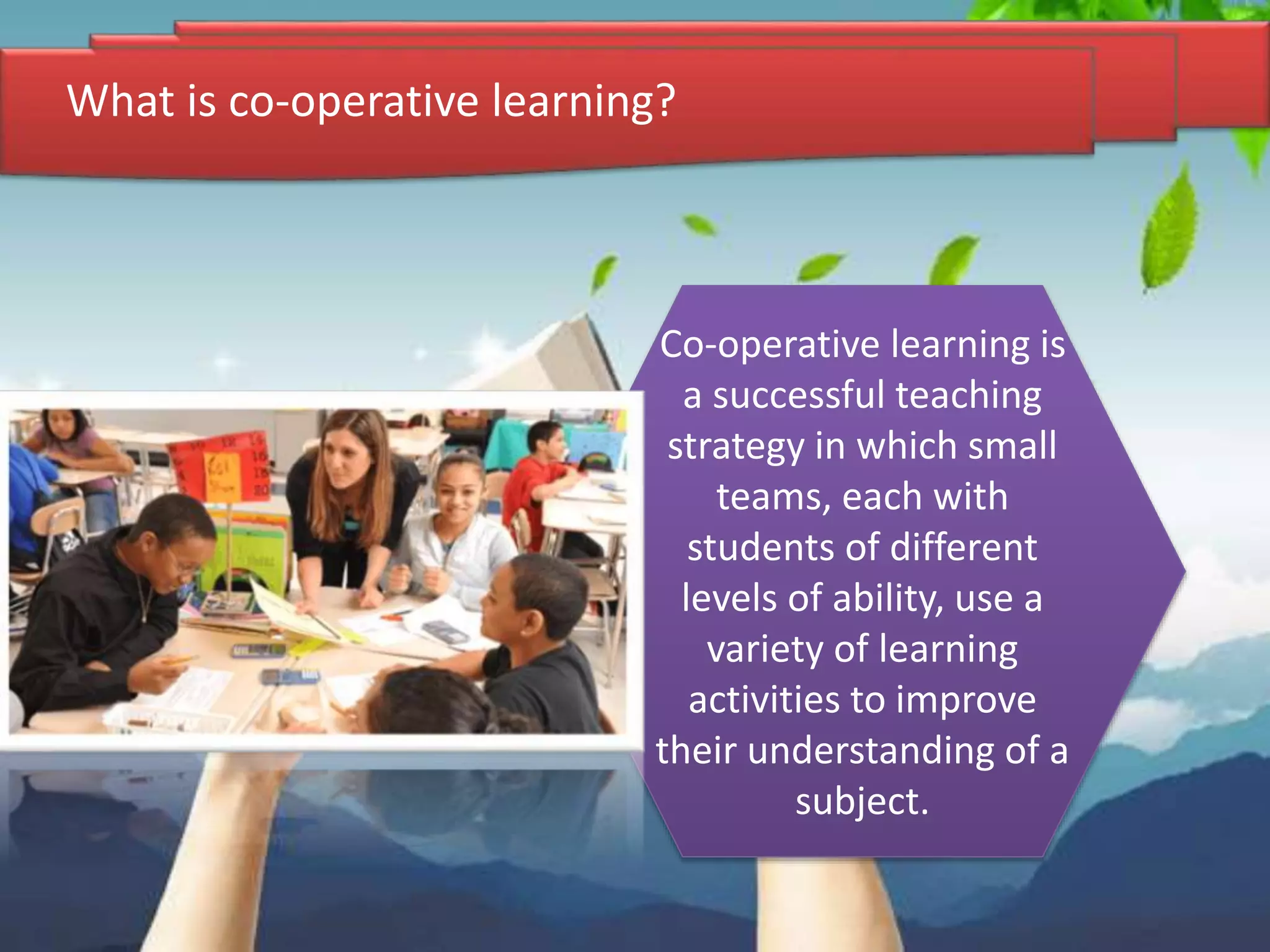 Co operative learning | PPT
