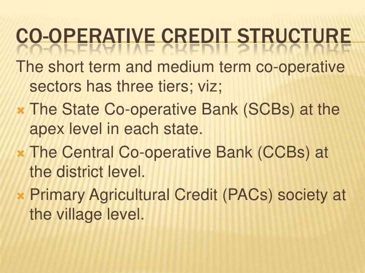 Co operative sector in india