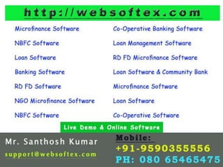 Co operative software, accounting software, custom software, microfinance software, banking software