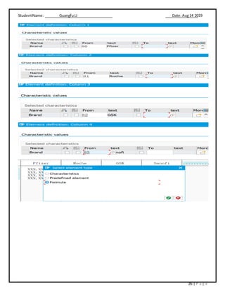 StudentName: Guangfu LI Date: Aug14 2019
26 | P a g e
 