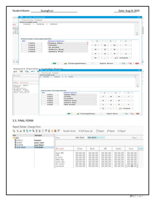 StudentName: Guangfu LI Date: Aug14 2019
29 | P a g e
5.5. FINAL FORM
 