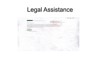 Legal Assistance
 