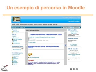 Un esempio di percorso in Moodle

36 di 18

 