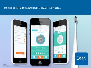 IM ZEITALTER VON CONNTECTED SMART DEVICES...
Quelle:
http://blog.btrax.com/en/2014/01/19/top-user-experience-trends-in-2014/
 