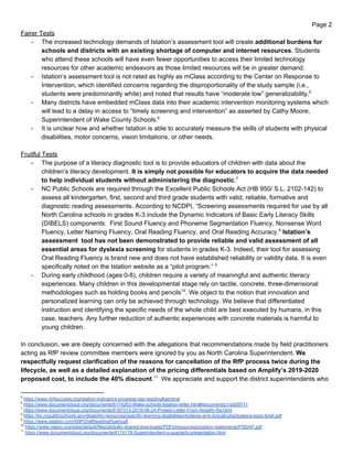 NC Families for School Testing Reform | PDF