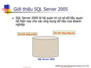 Comprehensive Overview of SQL Server 2005 Features and Architecture | PDF