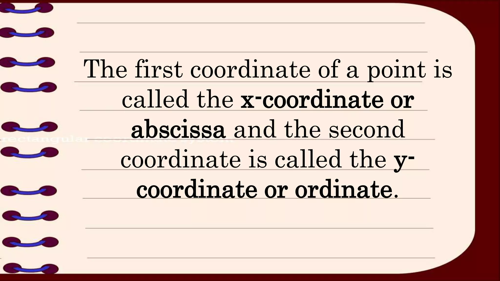 Rectangular Coordinate System PPT | PPTX