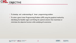 understanding of linear programming problem | PPTX
