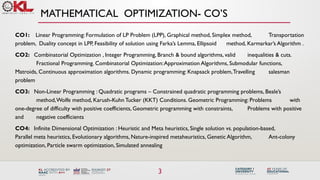 Describe develop and understanding of linear programming problem | PPTX