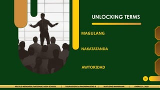 Mga Paraan sa Paggalang sa Magulang, Awtoridad at Nakakatanda | PPTX