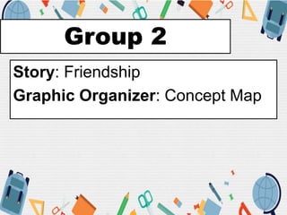 Group 2
Story: Friendship
Graphic Organizer: Concept Map
 
