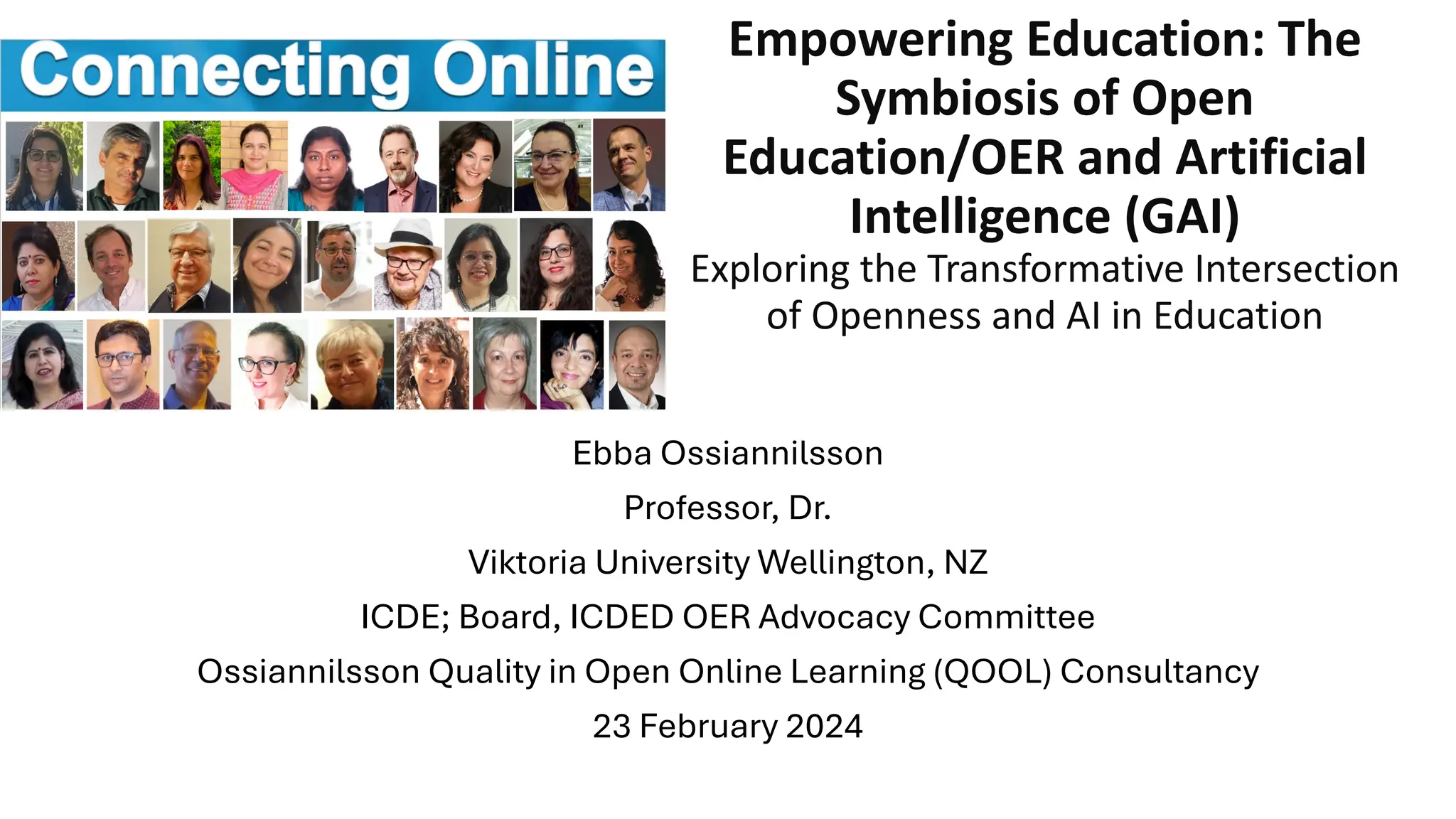 Empowering Education: The Symbiosis of Open Education/OER and ...