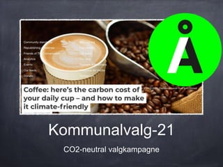 Kommunalvalg-21
CO2-neutral valgkampagne
 