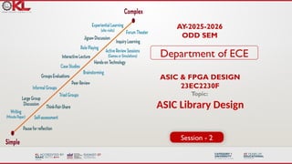 Deep Dive into ASIC Library Design and Programmable ASIC Technologies ...