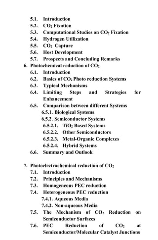 CO2 to fuels and chemicals course material final version | PDF