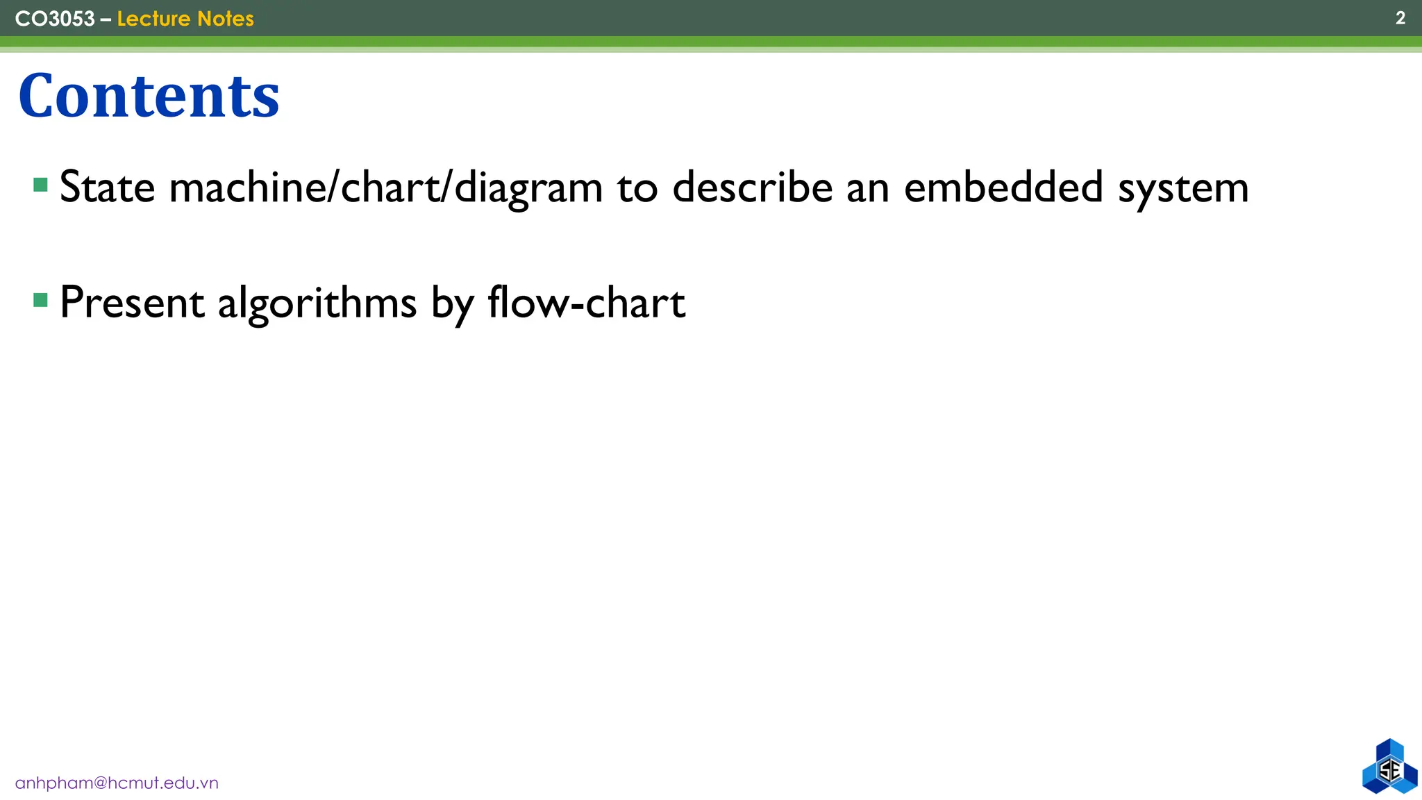 CO3053 - Lecture 4 - State Machine and Flowchart.pdf