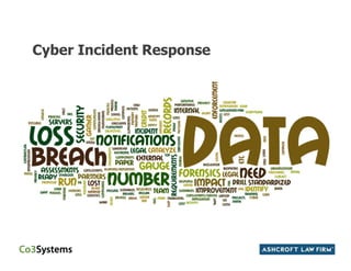 Cyber Incident Response




© 2011 Co3 Systems, Inc.
The information contained herein is proprietary and confidential.
                                                                    Page 1
 