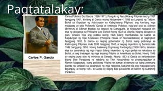 Mga Programa Mga Programang Ipinatupad ng Ibat ibang Pangulo ng Pilipinas | PPTX