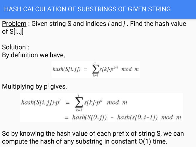 String Matching (Naive,Rabin-Karp,KMP) | PPTX