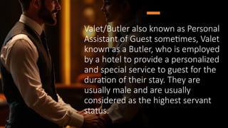 Housekeeping Valet and Butler Services Grade 11 | PPTX