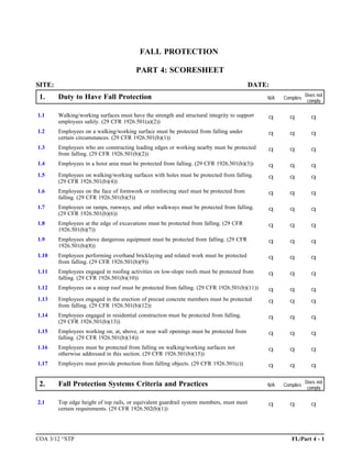OSHA Auditing: Federal Compliance: Construction: The Complete Health ...